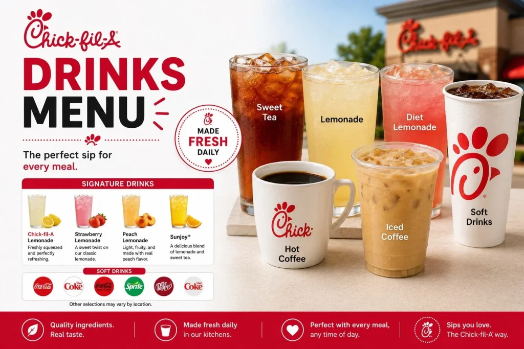 Chick-fil-A Drinks Menu