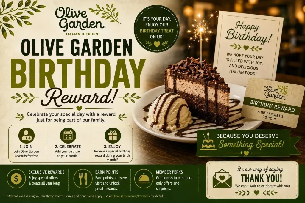 Olive Garden Birthday Reward​