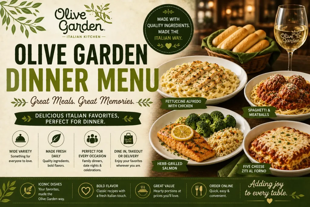 Olive Garden Dinner Menu