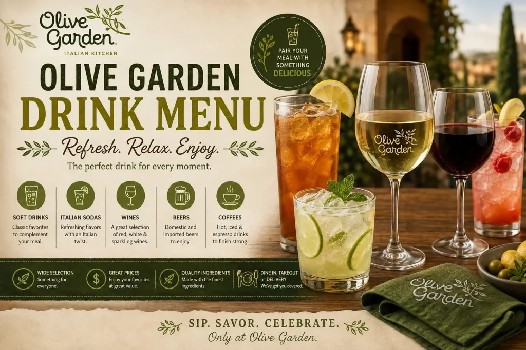 Olive Garden Drink Menu