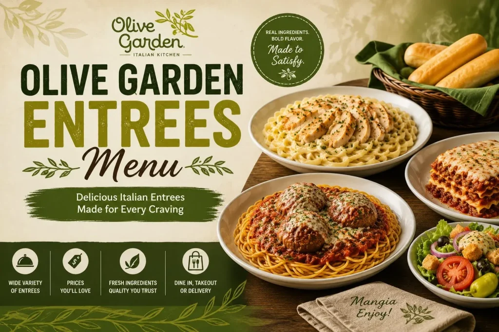 Olive Garden Entrees Menu