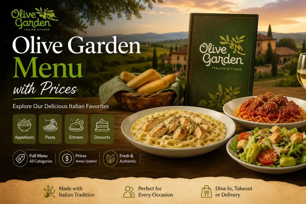Olive Garden Menu With Prices